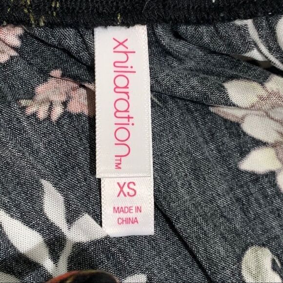 Xhilaration black floral dress, XS - Picture 5 of 6